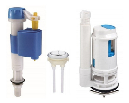 Válvula De Doble Descarga Inodoro +  Boton Superior Onepiece 0