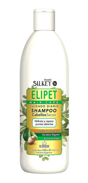 Shampoo Cabellos Secos + Acondicionador Silkey Elipet 430 Ml 1