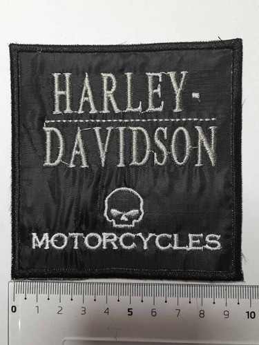 Parche Aplique Aplicacion Bordado Harley Davidson 10cm X1 0