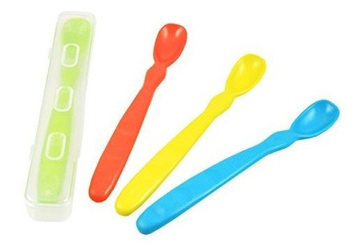 Replay 4 Pack Infant Spoons Con Estuche De Viaje Made In The 0