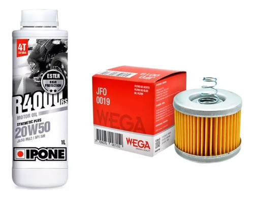 Kit Aceite Ipone Y Filtro Rouser 135 125 Ns Bajaj El Tala 0