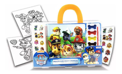 Maletin Crear Colorear Paw Patrol Cod Spc09980 Bigshop 1