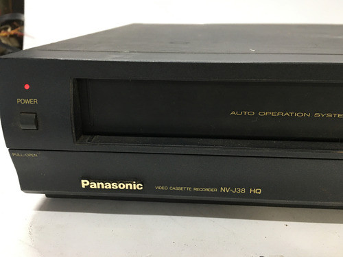 Videocassete Antigo Panasonic J 38 Funciona, Leia Tudo. 1