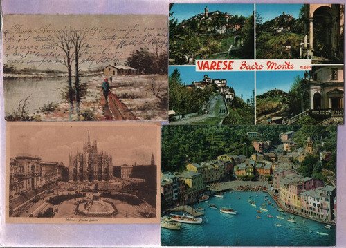 0276_lote De 12 Tarjetas Postales De Italia 0