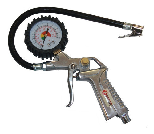 Pistola Fema Compresor Inflador Manometro Racor Michelin 0