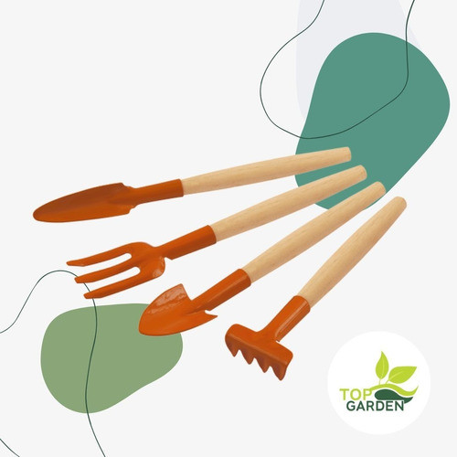 Set Herramientas Mini Jardin 4 Piezas Tramontina Palita 1