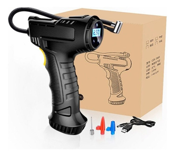 Compressor De Ar Portátil Para Carro Com Cabo Recarregável U 0 Compressor De Ar Portátil Para Carro Com Cabo Recarregável U 0