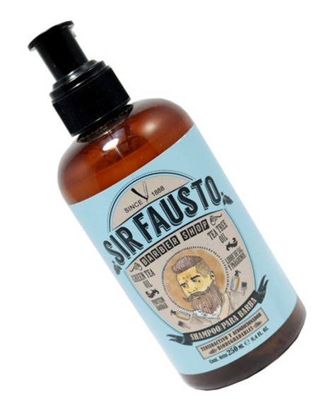 Shampoo Para Barba Cuidado E Hidratación Sir Fausto X250ml 0 Shampoo Para Barba Cuidado E Hidratación Sir Fausto X250ml 0