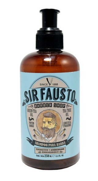 Shampoo Para Barba Cuidado E Hidratación Sir Fausto X250ml 1 Shampoo Para Barba Cuidado E Hidratación Sir Fausto X250ml 1