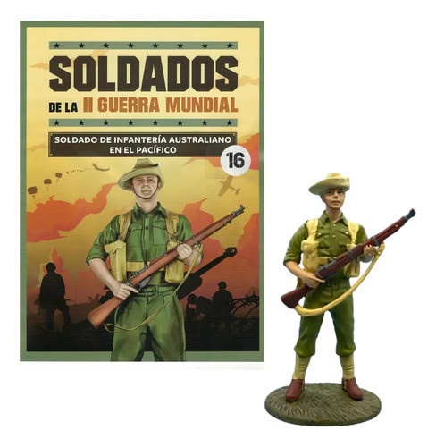 Revista Soldado Australiano Segunda Guerra Figura Coleccion 0