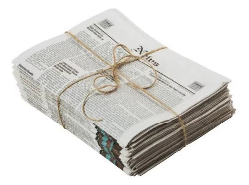 Jornal Para Pet, Mudança, Artesanato, Pintura - Fardo 5kg 0