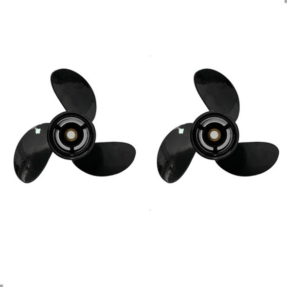 Hélice Motor Mercury Tohatsu 15hp 18hp 9.1/4  X 10  Kit C/2 0 Hélice Motor Mercury Tohatsu 15hp 18hp 9.1/4  X 10  Kit C/2 0