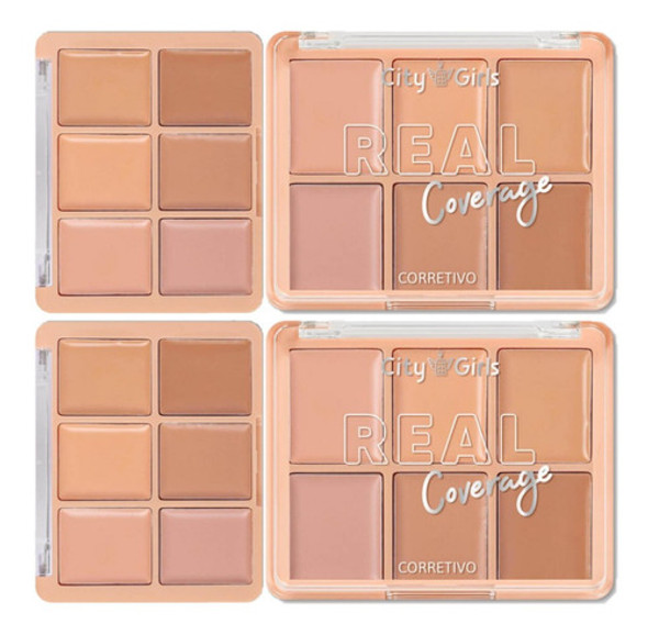 24 Paleta Corretivo Real Coverage  - City Girls 1