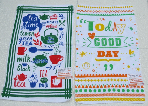 Repasador Pimpollo Estampado X 6 Unidades 0