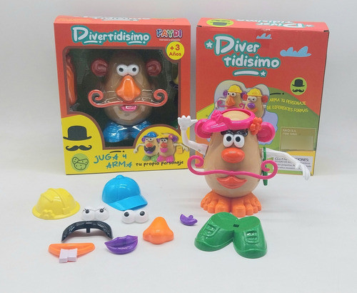 Muñeco Señor O Señora Cara De Papa Arma Tu Personaje 1