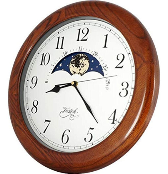 14 Pulgadas Exclusivo Madera Maciza De Roble Sin Tic Tac Swe 0