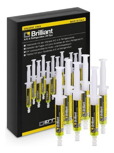 Aditivo Uv Detector De Fugas 7,5 Ml Jeringas X6 Unidades!! 0