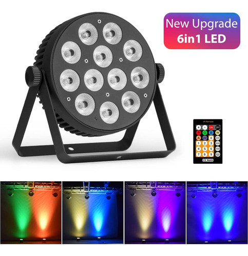 Riukoe Par Led Rgbwauv 6 En 1 Luz De Acento Arcoris Dmx Luz 1