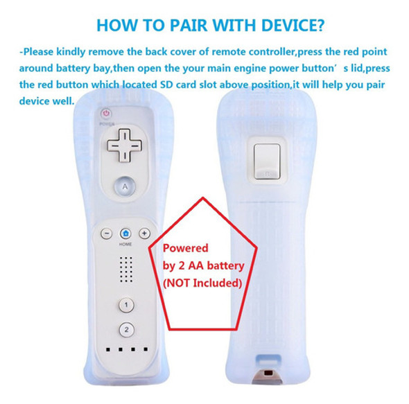 Jahyshow Control Nintendo Wii/wii U + Nunchuck + Funda 1