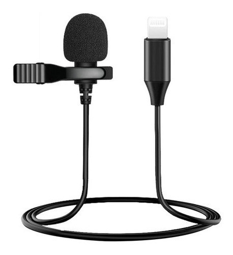 Microfone Lapela Conector  Para iPhone 7, 8 E X  Tem 3m Top 0