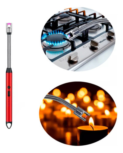 Encendedor Eléctrico Chispero Recargable Usb Plasma B1607 0