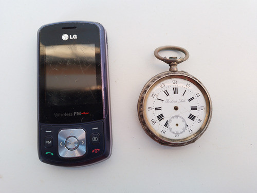 Antiguo Reloj Bolsillo Berthoud Locle Locomotora P Repuesto 0