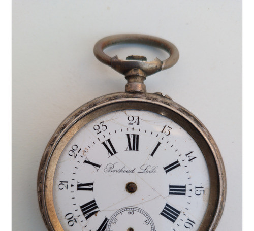 Antiguo Reloj Bolsillo Berthoud Locle Locomotora P Repuesto 1