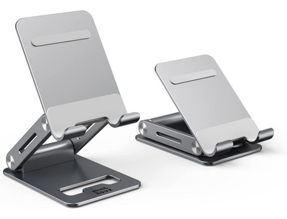 Soporte Para Telefono Movil Plegable - Plateado 0