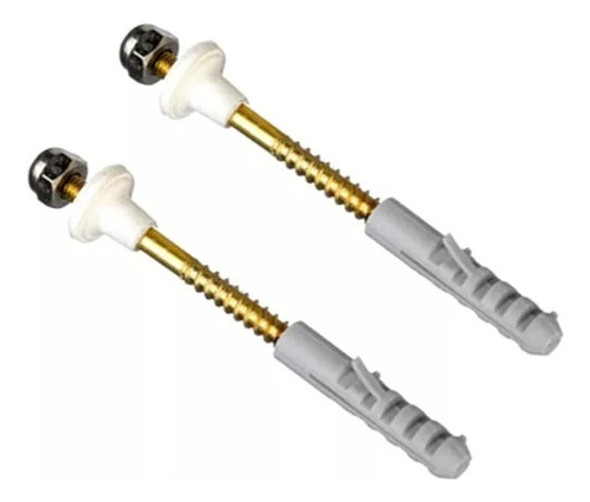 Tornillo Bronce 22x80 Para Inodoro-bidet X 2uni 0