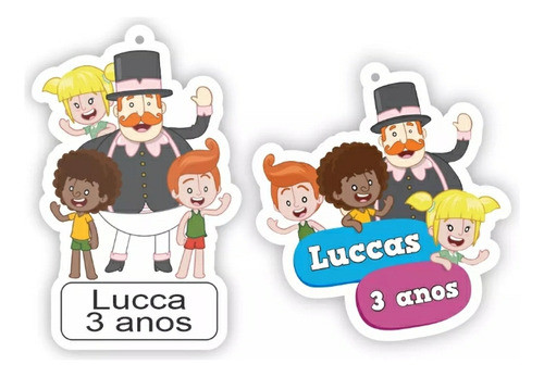 Chaveiros Lembrancinha Mdf Mundo Bita 10 Unidades 0