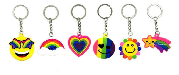 Llavero Divertidos Cotillón Souvenirs X 12 Unidades 0