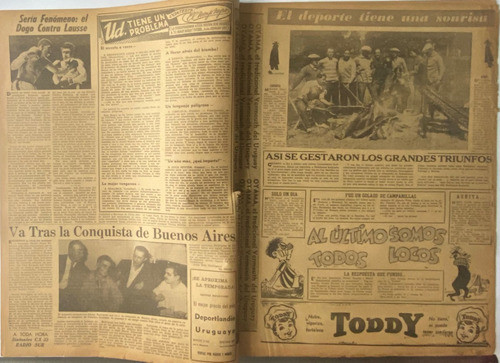 Fútbol Actualidad Diario, 302 Uruguay Perú Feb 1956 Leer 1