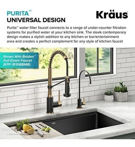 Griferia Cocina Kraus Adaptable A Sistema De Filtracion - 02 1