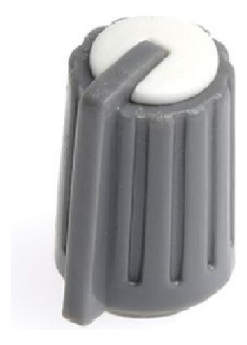 Perilla Potenciometro Consola O Mixer Gris Tapa Blanca 7252 0