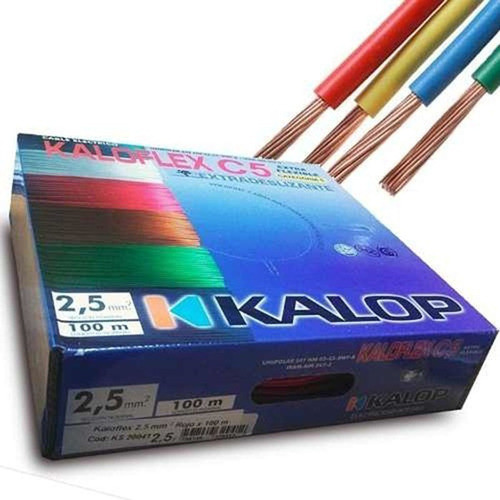 Cable Unipolar 4mm Kalop Normalizado 25mts  Pack 3 Rollos 0