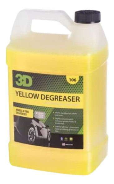 Yellow Degreaser Limpiador Para Llantas 3d Detailing 0