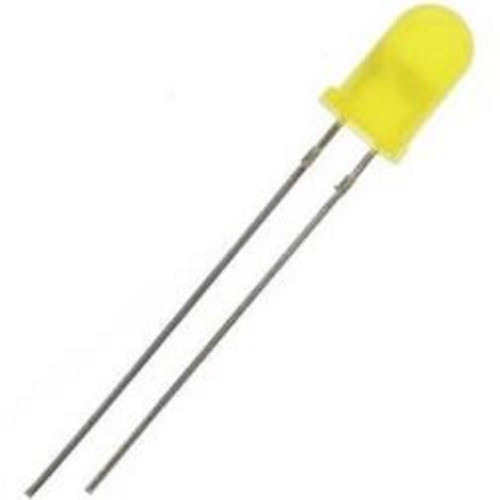 Led 3mm Amarillo Difuso Pack X 100 20 Mcd 30 Grados 1