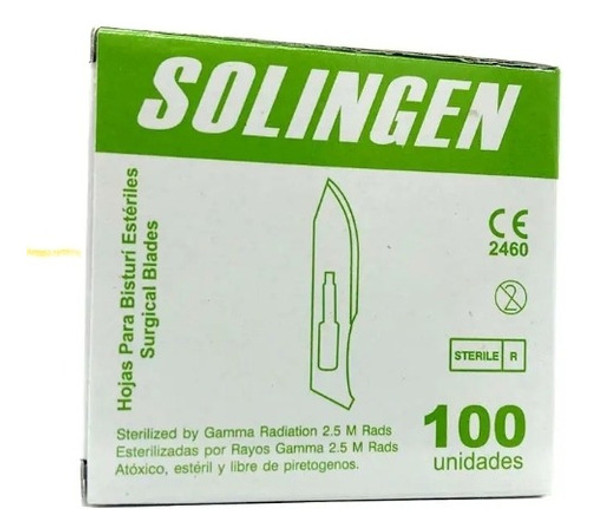 Hojas De Bisturí Solingen Paramount Nro 10 Caja X 100 Un 0