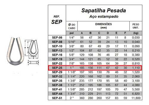 Sapatilha Pesada Estampada 1  Sep-25 - Galvanizada 1