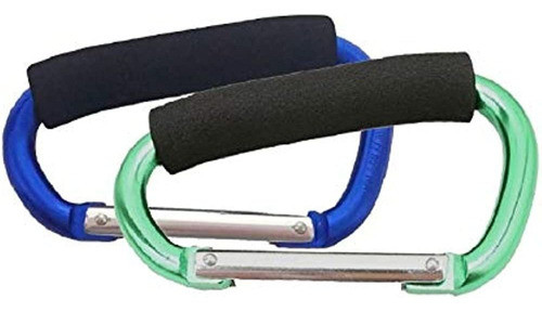 Ganchos Grandes Para Cochecito Para Mamá, 2 Piezas Mosquetón 0