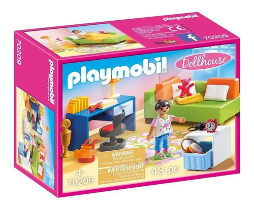 Playmobil 70209 Dormitorio De Ninos 0