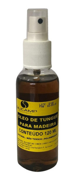 Óleo De Tungue Polimerizado P/ Acabamento Em Madeiras 120 Ml 0