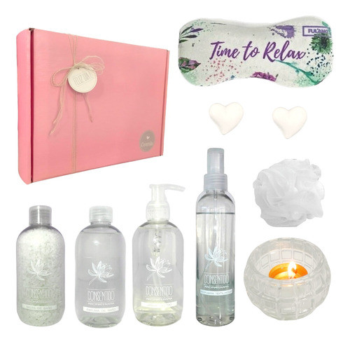 Set Relax Caja Regalo Mujer Box Jazmín Kit Spa N02 Feliz Día 0