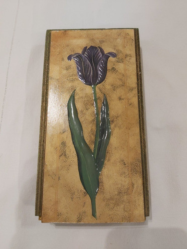 Alhajero Artesanal De Madera Con Tapa Pintada En Relieve 0