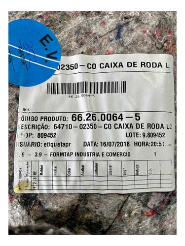 Forro Porta Malas Direito Toyota Corolla Xei 2017 A 2019 1