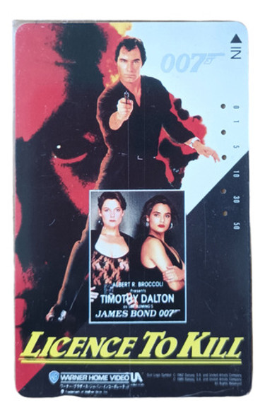 Cartão Telefônico Japão: 007 Série Filmes.  Pasta Ro. 0