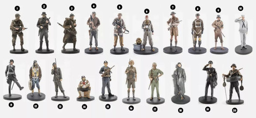 Colección Soldados De La Segunda Guerra Mundial Pack X3 0