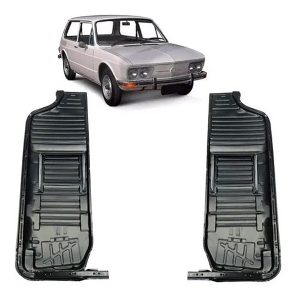 Par De Assoalhos Da Brasilia; Variant E Tl 1977 Em Diante 0