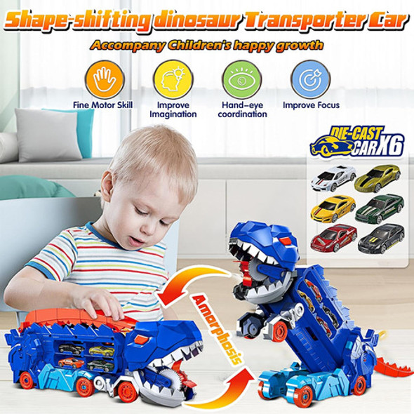 Juego De Vehículos Para Niños Camión De Coches Dinosaurio 1