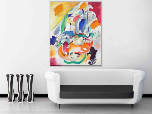 Cuadro Kandinsky Improvisation 31 Sea Battle Impreso En Canv 0